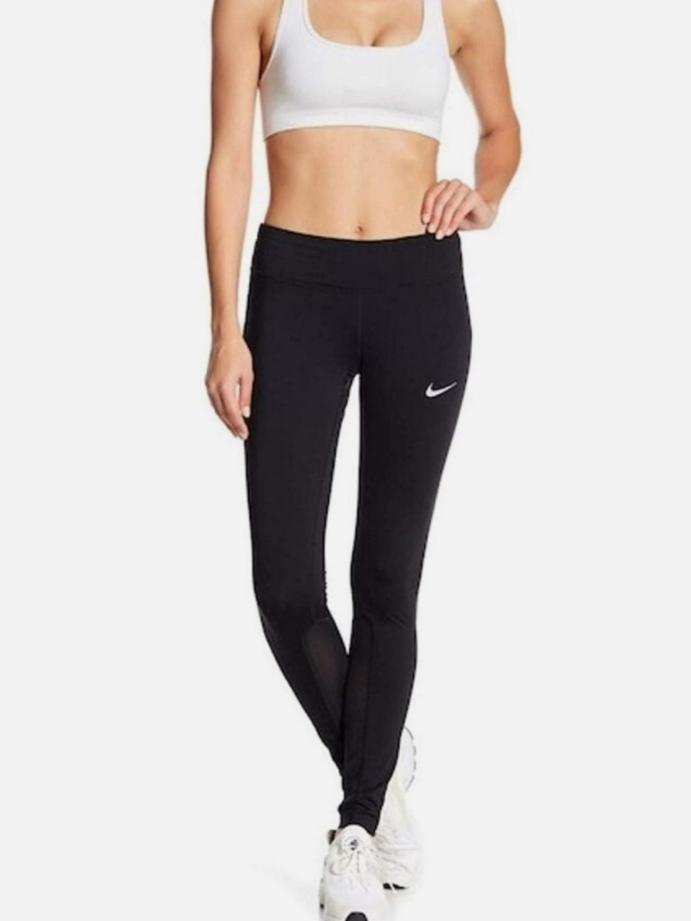 NIKE Womens POWER EPIC
Running Tights Mid Rise - SZ SM